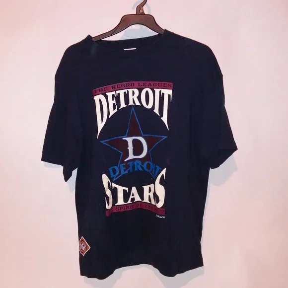 The Negro Leagues Baseball T Shirt Mens XL Detroit Stars Vintage